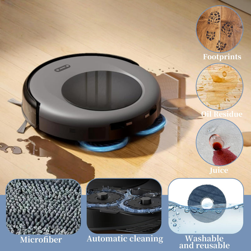 [Australia - AusPower] - 32 Pack C20 Omni Replacement Parts Accessories for Eufy C20 Omni Robot Vacuums kit,2 Roller Brush,6 Side Brushes,6 HEPA Filters,8 Dust Bags 8 Mop Pads and 2 Tools C20 Omni Semi-Annual Replacement Kits 