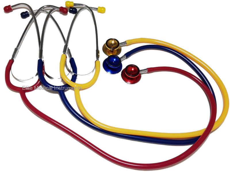 [Australia - AusPower] - EMI Child/Pediatric Dual Head Stethoscope - Yellow 