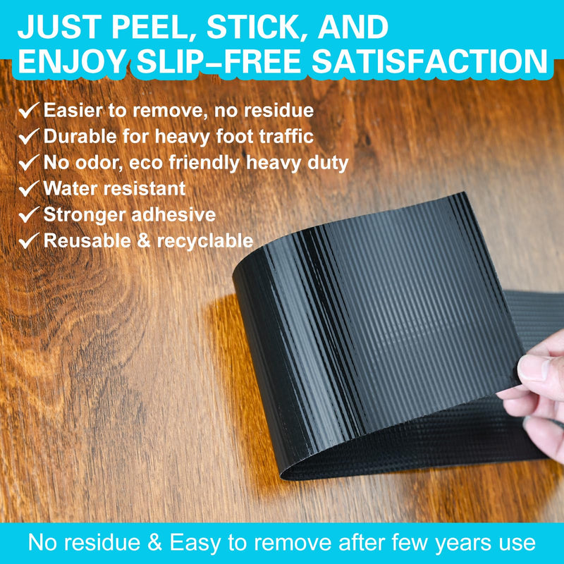 Bghdas Non-Abrasive Grip Wrap Tape, 2In x 30ft, Thick Heavy Duty Tape. Tear, Peel & Slip Resistant for Max Comfort and Control, for Wrapping Tools, Home Goodsm, Hardware, Utility Items More (Black) Black 2" x 30'