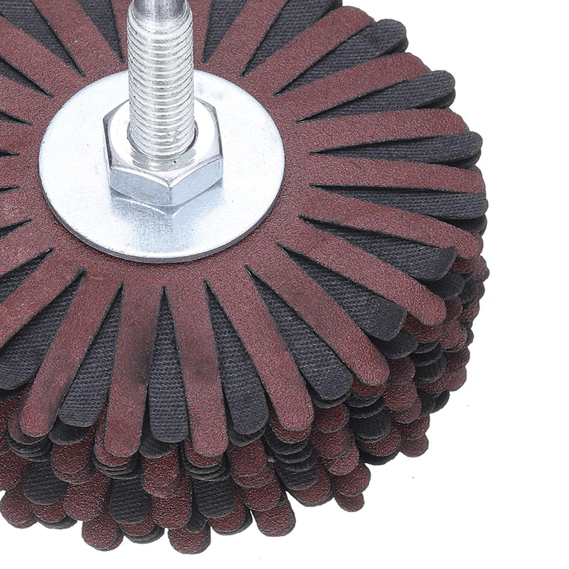 [Australia - AusPower] - uxcell 2pcs Abrasive Cloth Flap Wheel Sanding Star 1/4-Inch Shank for Woodworking Root Carving Furniture Polishing 240 Grit 2 