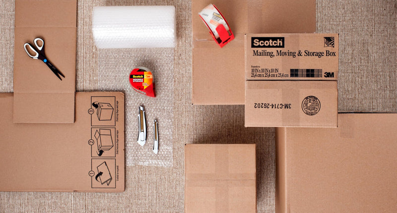 [Australia - AusPower] - Scotch Long Lasting Storage Packaging Tape, 1.88" x 54.6 yd, Designed for Storage and Packing, Stays Sealed in Weather Extremes, 3" Core, Clear, 2 Rolls (3650-2) 