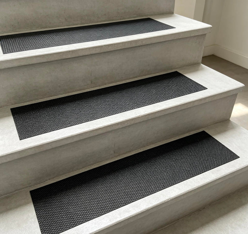 Black Rubber Grip Tape 2 Inch, 16.4Ft, Non-Abrasive Waterproof Anti Slip Tape, Strong Adhesive Non Slip Tape for Handles, Cushion Pad for Indoor & Outdoor, Making Surfaces Safer