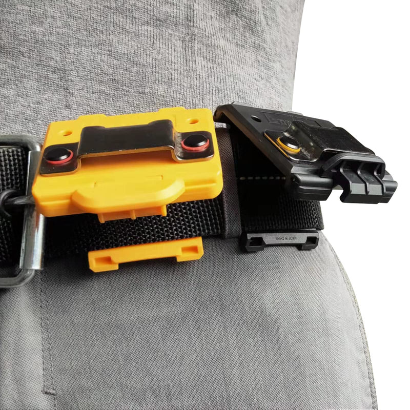 Tape Measure Holder, Drill Holster, Tactical Cordless Tool Belt Clip Holder, Holster with Belt Clip Hook,Small Electrician Tool Pouch with Clip Holster. Yellow Tape Measure Holder