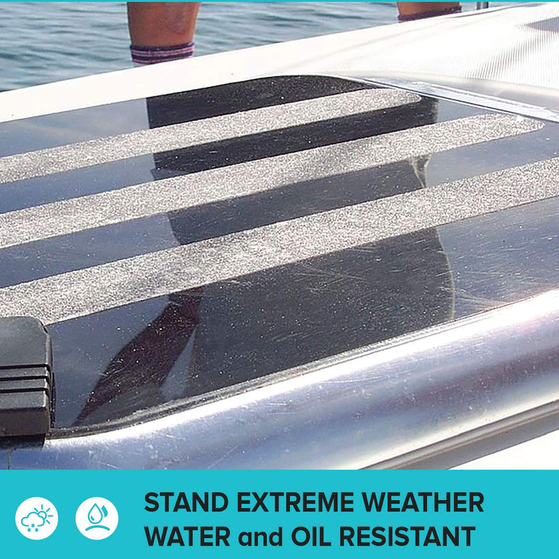 [Australia - AusPower] - LifeGrip Anti Slip Transparent Anti Slip Tape, 2 inch by 30 feet, Non-Slip Traction Grip Tape to Tubs, Boats, Stairs, Clear, Soft, Comfortable for Bare feet (2" X 30') 2" X 30' 