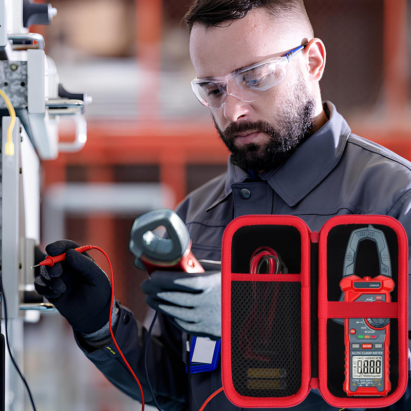 [Australia - AusPower] - Storage Case Compatible with AstroAI Digital Clamp Meter Multimeter 2000/4000 Counts Auto-ranging Amp Voltage Tester 
