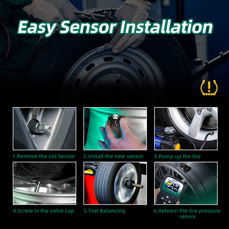 [Australia - AusPower] - TPMS Sensor,GM 315Mhz Tire Pressure Monitoring Sensor Compatible for Chevy Silverado GMC Cadillac Buick Pontiac Saturn Hummber Saab Replace#13598771 13598772 13586335 13581558 4 Pack 13586335 four sensor 