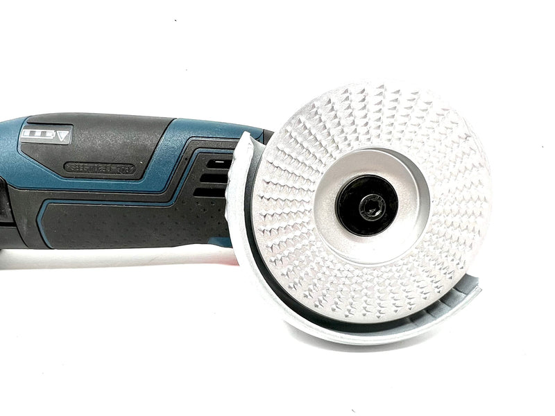 [Australia - AusPower] - WELLERWERKZEUGE Rasp Disc Grinding Disc 76 x 10 mm Raised Flat Wood Hoof Processing for Mini Battery Angle Grinder 10.8 V 12 V sublime 