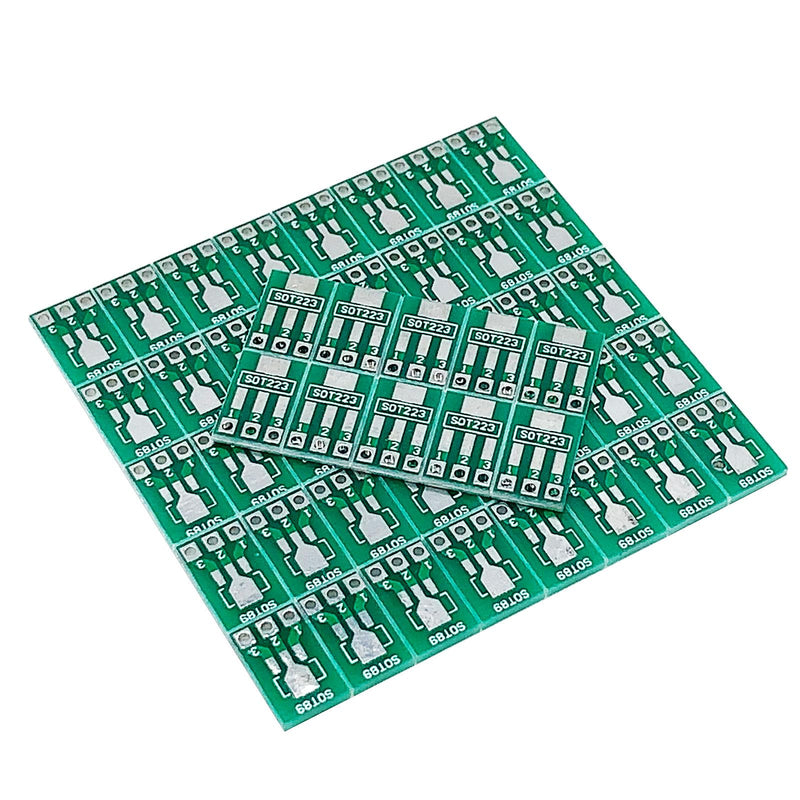[Australia - AusPower] - 50pcs SMD SOT89/SOT223 to SIO2.54mm Adapter Plate Converter and Breakout Board … 50pcs SOT89/SOT223 to SIO 
