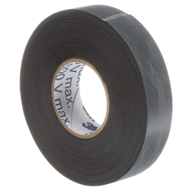 [Australia - AusPower] - 3M Temflex Rubber Splicing Tape 2155, 3/4 in x 22 ft, Black, General Purpose Self-Fusing Electrical Insulating Tape, 1 Roll 3/4" X 22' 