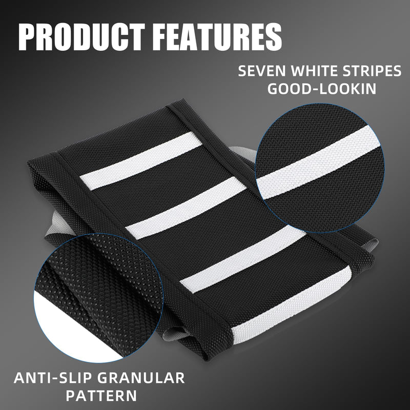 Dirt Bike Seat Cover,Universal Motorcycle Grip Cushion Guard for Most Dirtbike Ebike Like CRF CR YZ TTR WR KX KLX EX EXC 50 80 85 110 125 150 250 450-Black Black