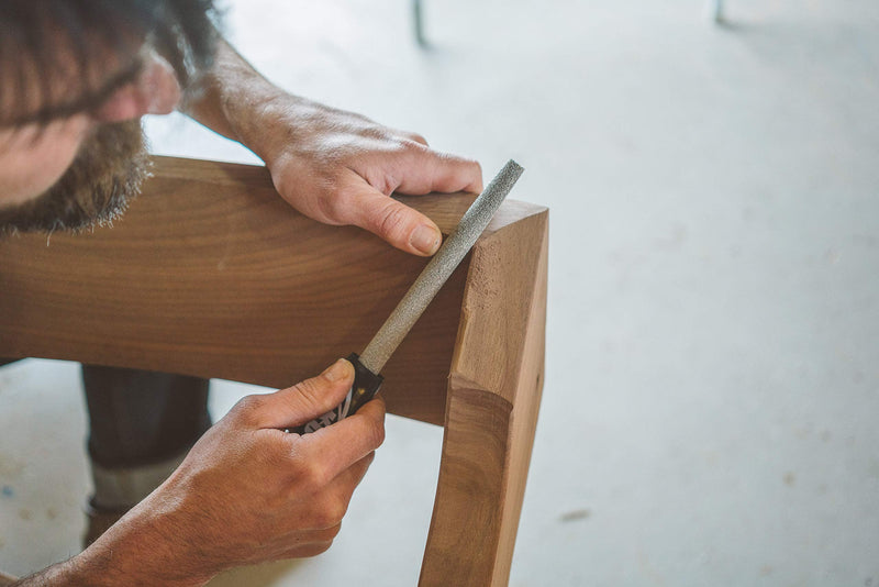 [Australia - AusPower] - Kutzall Original 6" Warding Hand Rasp - Fine, Wood Rasp/File Used for Woodworking & Shaping, W/Ergonomic Soft Grip Handle, Abrasive Tungsten Carbide Coating - 11" (279.4mm) Overall Length - WD6170 Warding - Fine 6" (152.4mm) Length 