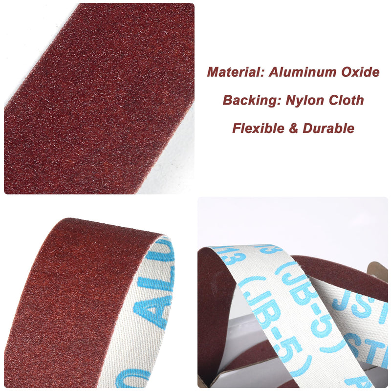 [Australia - AusPower] - 5 Grits Emery Cloth Roll, 150 240 320 400 600 Grits Abrasive Sand Paper for Metal and Wood Furniture with Dispenser - 6M Red Sandpaper Rolls red,5roll,6m 