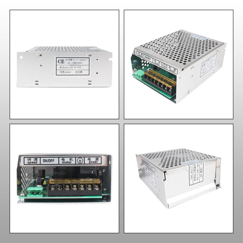 RATTMMOTOR CNC Spindle Motor Speed Controller 6A Spindle Motor Speed Power Converter Compatible with 500W DC Air Cooled Spindle Motor