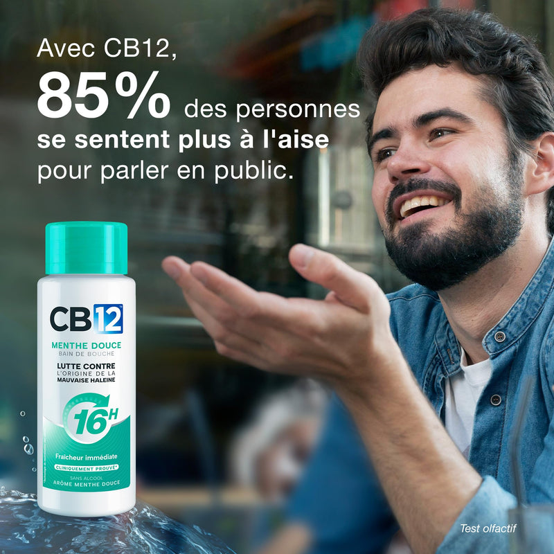 CB12 Mild Mint Menthol Mouthwash (250ml) Single 250 ml (Pack of 1)