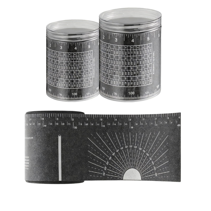 2 Pcs Pipe Wrap Around with Scale, 1"-16" Heat Resistant Layout Tape & Tangent Chart, Marking Tool for Welders & Pipefitters