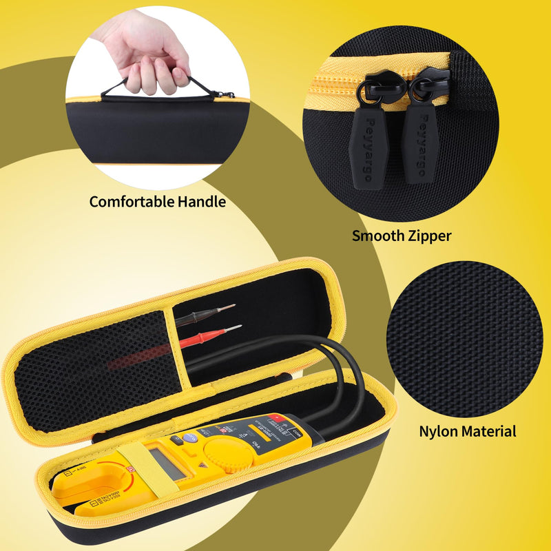 [Australia - AusPower] - Storage Case Compatible with Fluke T5-600 / T5-1000 / T6-600 / T6-1000 Electrical Voltage, Continuity and Current Tester 