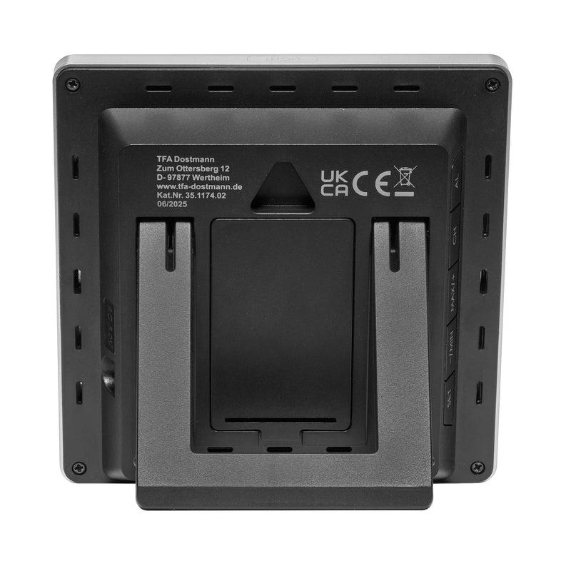 [Australia - AusPower] - TFA Dostmann SUN2 35.1174 Digital Wireless Weather Station with Outdoor Sensor for Indoor and Outdoor Temperature, Large Colour Display, with Living Climate, Includes Radio-Controlled Clock with Date 