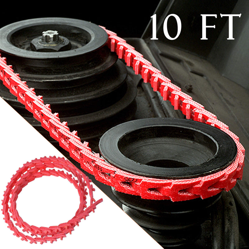 [Australia - AusPower] - 10FT Power Twist V Belt,1/2-Inch x 10 Feet A Type, Adjustable Link Belt 