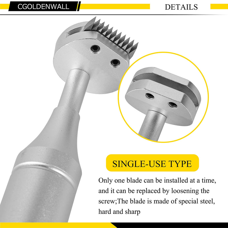 CGOLDENWALL Cross Hatch Adhesion Tester Cross-Cut Tester Kit Multi-Blade Cutter spacing: 1 +0.01mm, 2+0.01mm
