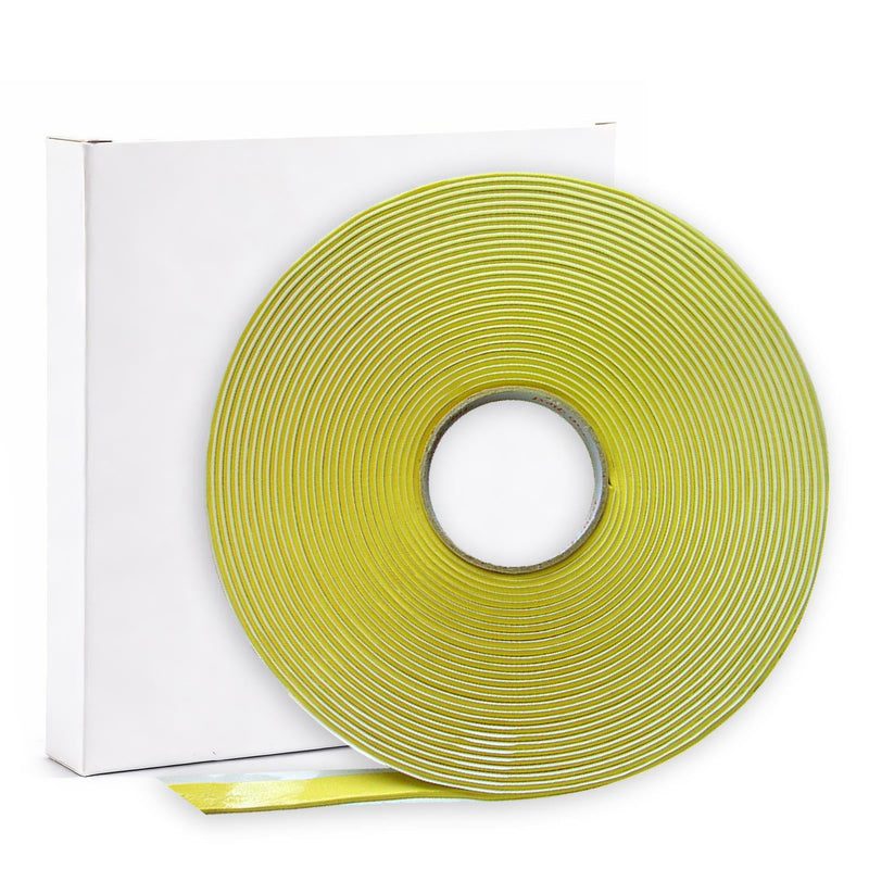 50ft Roll High-Temp No-Leak Vacuum Seal Tape, Yellow Tacky Tape, Premium Vacuum Bagging Supplies & Vacuum Packaging Tape Kits, Ideal for Carbon Fiber, Fiberglass, Epoxy & Resin Composites Projects