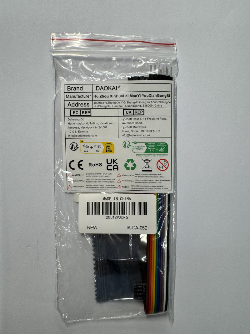 [Australia - AusPower] - Temperature and Humidity Sensor Module SHT31 SHT31-D IIC I2C Interface Digital Output 3.3V 5V with Male and Female Cables for Arduino 