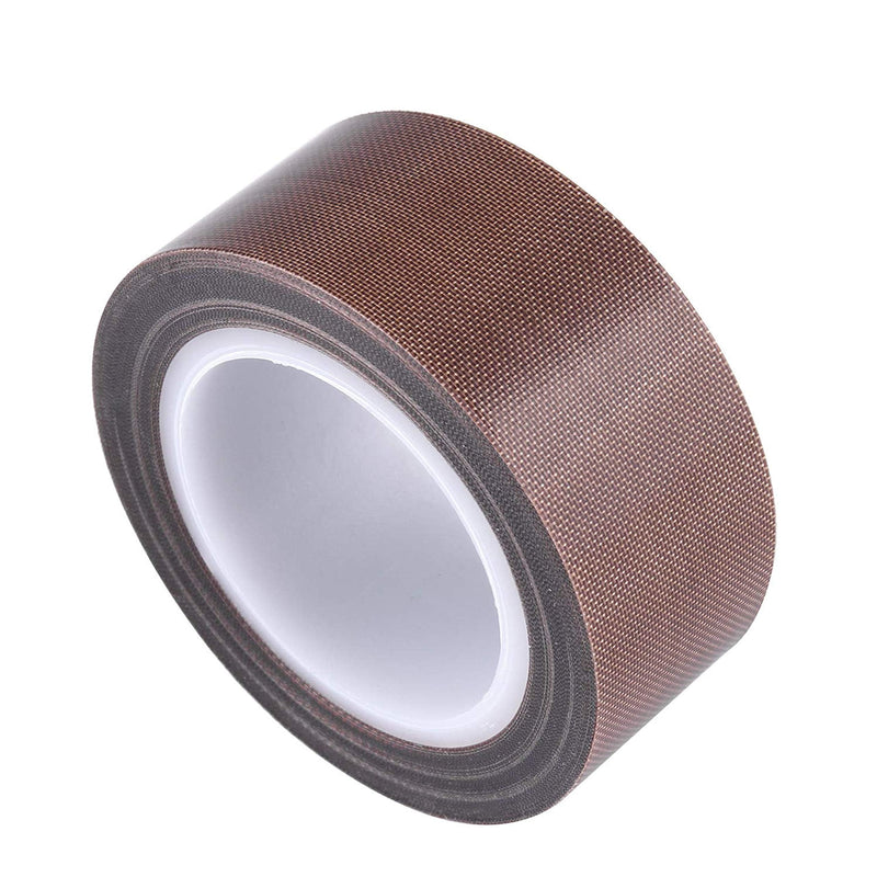 Teflon Fabric Tape, 1 Inch 30 Feet PTFE Tape for Vacuum Sealer Machine, Hand Impulse Sealers Insulation PTFE Coated Fiberglass Adhesive Tape Compatible with FoodSaver, Seal A Meal, Weston, Cabella 1 IN
