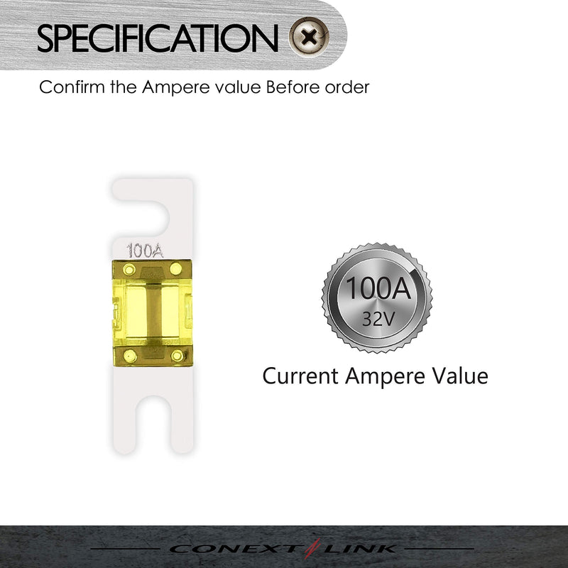 [Australia - AusPower] - Conext Link AFS100-10 Nickel 100 Amp AFS Fuse 10 Pack ?14109? 