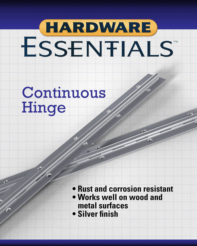 [Australia - AusPower] - Hardware Essentials 851070 Continuous Pin 36" x 1-1/2" Nickel 36" x 1-1/2" 