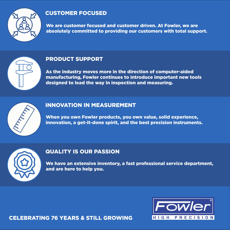 [Australia - AusPower] - Fowler 52-010-005-0 Caliper Accessory Kit for 4-12 Calipers 