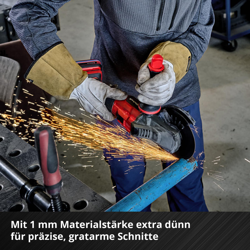 [Australia - AusPower] - Original Einhell 5-Piece Thin Cutting Disc Set for Metal, Diameter 125 mm (1 mm Thickness, MPA Certified, Long Life, Precise, Low-Burr Cuts, for Angle Grinders) 