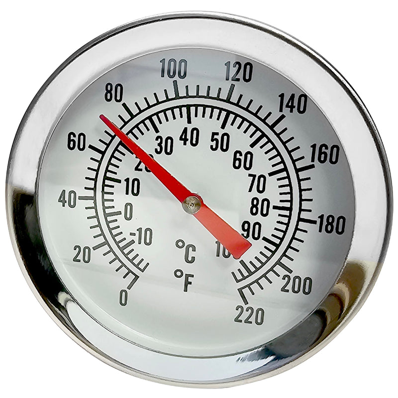 [Australia - AusPower] - Home Brew Ohio Brewcraft Dial Thermometer Kettle Pot, Stainless Steel, 12" 