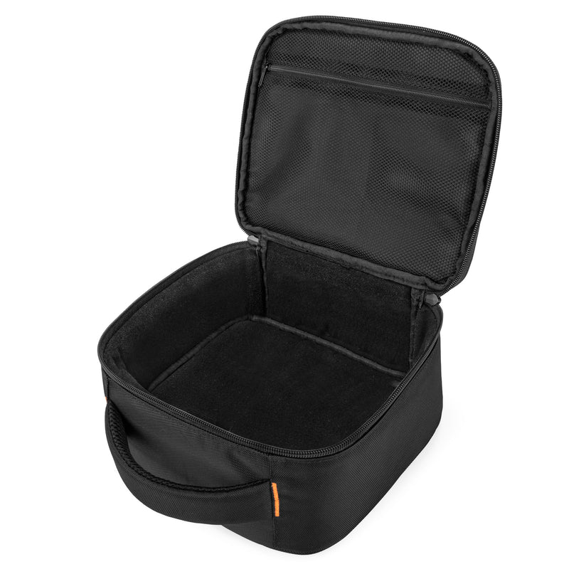 [Australia - AusPower] - CURMIO Projector Case, Mini Projector Carrying Bag Compatible for DR.J Professional and QKK Mini Projector, Black Single Layer 