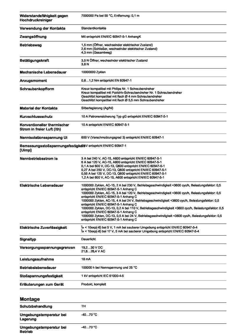 Schneider Electric XB5AW31B5 Illuminated Pushbutton, Electrical Switches, 24V, 50 Hz/60 Hz, White | 22 mm, universal LED, smooth dome, 1S + 1Ö, 24 V ACDC, plastic, white