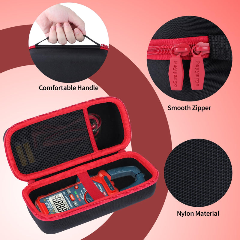 [Australia - AusPower] - Storage Case Compatible with AstroAI Digital Clamp Meter Multimeter 2000/4000 Counts Auto-ranging Amp Voltage Tester 