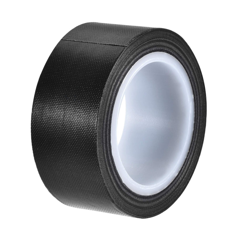 uxcell Heat Resistant Tape High Temperature Heat Transfer Tape PTFE Film Adhesive Tape 25mm Width 10m 33ft Length Black