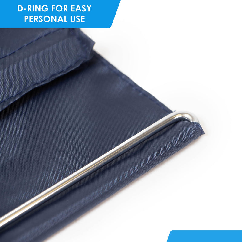 [Australia - AusPower] - PrimaCare Medical Supplies DS-9196 Professional Classic Series XLarge Adult Size Manual Blood Pressure Kit, Long Lasting Latex Inflation System with D-Ring Cuff and Stethoscope, Navy, XLarge Adult 