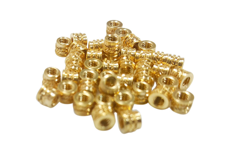 [Australia - AusPower] - [initeq] #2#2-56 Threaded Heat Set Inserts for 3D Printing (50, Short) 50 