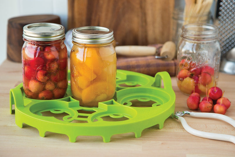 Farm to Table Dual Canning Rack, Nylon, Quart or Pint Sizes 11.5 x 11.5 x 2