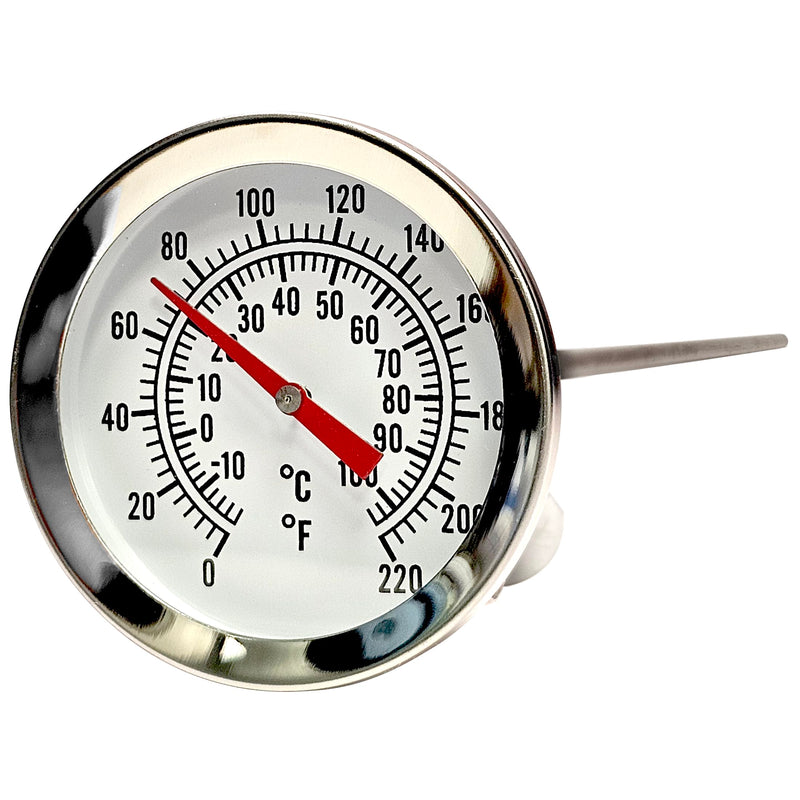 [Australia - AusPower] - Home Brew Ohio 15477 12" Dial Thermometer Kettle Brew Pot 