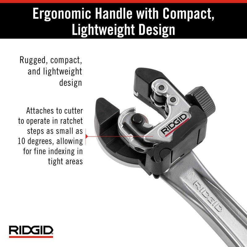 RIDGID 32573 Model 118 2-in-1 Close Quarters Tubing Cutter for 1/4" to 1-1/8" Copper, Brass, and Aluminum Tubing, Compact tubing cutter with AUTOFEED 13 x 6.75 x 2 inches Pliers