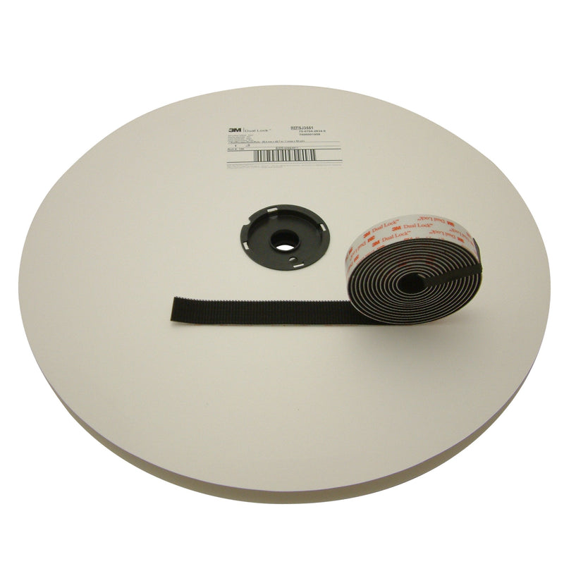[Australia - AusPower] - 3M Dual Lock Type 400 Reclosable Fastener [Black Acrylic Adhesive] (SJ3551): 1 in. x 10 ft. (Black) 