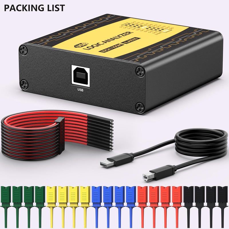 [Australia - AusPower] - innomaker USB Logic Analyzer ULA1016 Full 16 Channels 100MHz Sampling Rate Comes with Open Source Software pulseView which Support Windows Linux mac os 