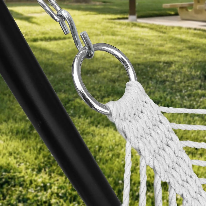 [Australia - AusPower] - 2 Pack 3.3-Inch Heavy Duty S Hooks, 304 Stainless Steel Swing Hammock Hooks, Maximum Load Capacity 557 lbs 