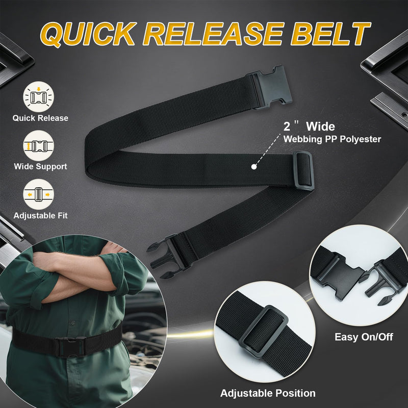 MELOTOUGH Medium Ziptop Tool Pouch with Belt Clip,16-Pocket Heavy Duty Zippered Utility Pouch for Electricians | Tape Measure Clip & Electrical Tape Strap for Carpenters, Plumbers, HVAC Grey Pouch + Belt