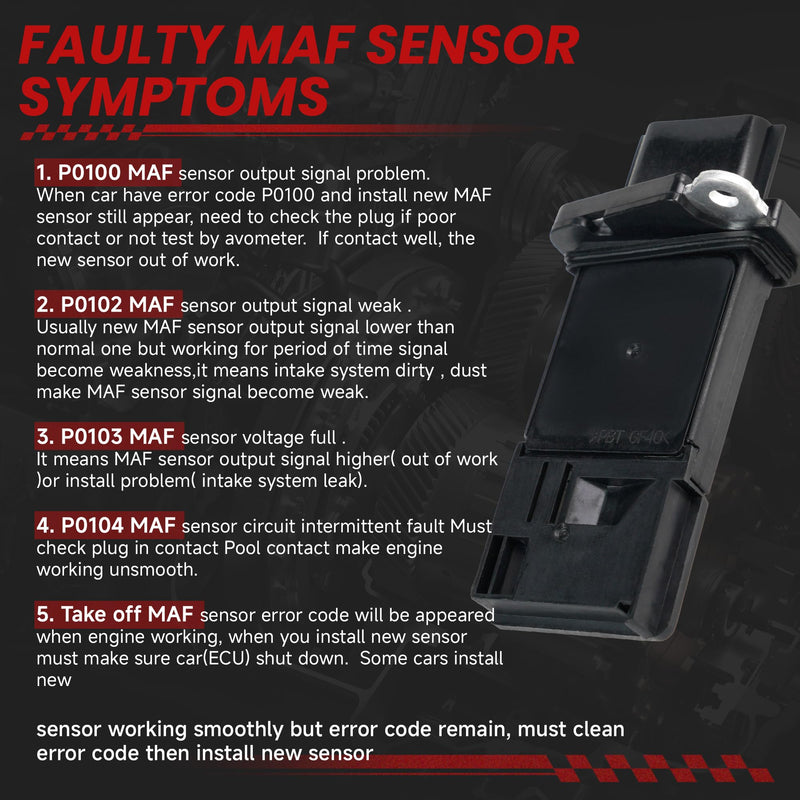 [Australia - AusPower] - Mass Air Flow Sensor Meter for-Nissan Altima 2004-2005 Sentra Maxima Murano 2003-2006 NV2500 NV3500 2012-2015 350Z for-Infiniti FX35 2003-2008 G35 V6 226807S00A AF10141 226807S000 