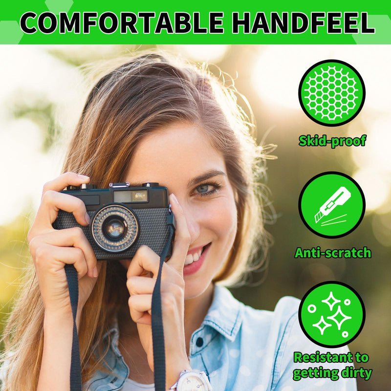 Maylanny Rubber Grip Tape Strips, 7.9 x 2 Ultra-Thin Strong Adhesive Non-Slip Strips for Indoor & Outdoor Use - Customizable, Versatile, and Comfortable Anti-Slip Solution (Clear, 8 PCS) 7.9" x 2" Clear