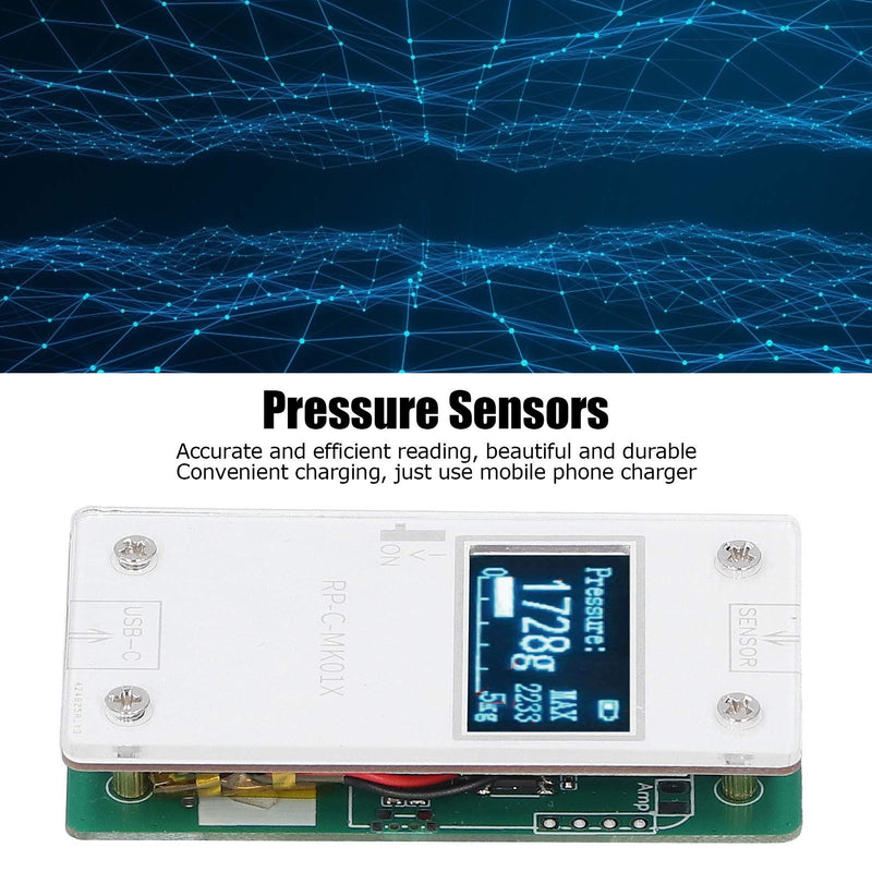 Pressure Sensors Display Module, 32x62.6x11mm Copper Clad Laminate Ultra Thin Flexible Pressure Sensitive Film Pressure Sensor + Pressure Display Module