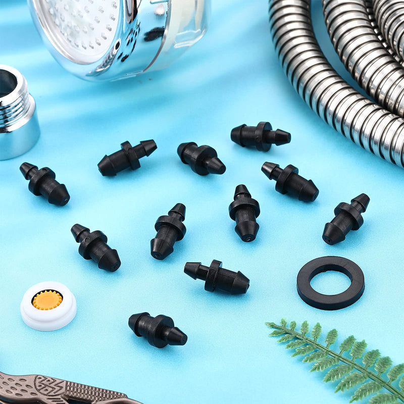 [Australia - AusPower] - Drip Irrigation Plugs Black Irrigation Plugs 1/4 inch Tube End Closure Irrigation Plugs Goof Hole Plugs for Irrigation Dig Home Garden Lawn Pipe Supplies (100 Pieces) 100 
