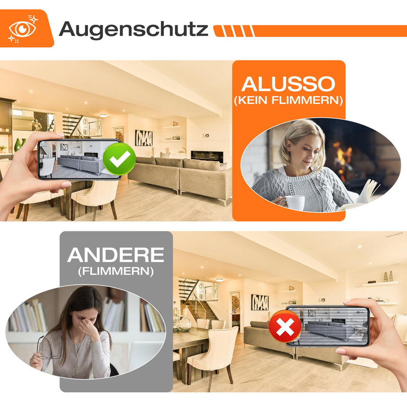 [Australia - AusPower] - ALUSSO GU10 LED Bulb 5 W Warm White 3000 K LED Light Bulb 400 Lumen Replaces 50 W Halogen Bulbs, 120° Beam Angle Spotlight, Not Dimmable, Pack of 4 5w, Warm White 3000k 4 pcs (pack of 1) 