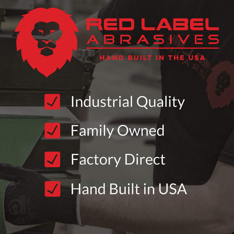 Red Label Abrasives 2 X 72 Inch Knife Maker's Leather Honing Strop Belt with Buffing Compound